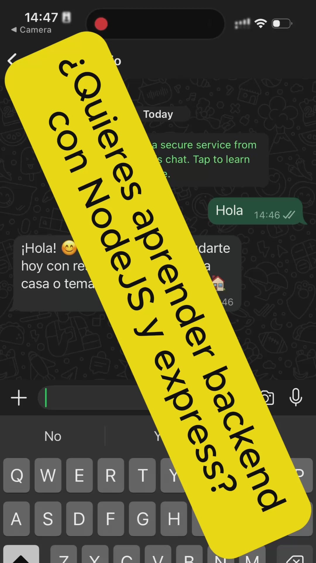 Chatbot IA con Node.js + OpenAI + Twilio